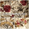 silk and cotton embroidered curtain fabric