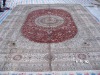 silk antique carpet