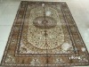 silk carpet hand made