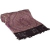 silk fleece throw
