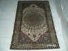 silk on silk kashmir carpet delhi