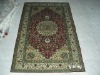 silk rugs on silk