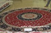 silk/wool mixed rug