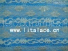 silver lace fabric M1208