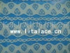 silver lace fabric M1214