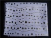 silver pressed seal printing microfiber beach towel