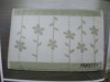 simple but elegant jacquard polyester/cotton towel mat