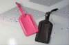 simple style leather embossing luggage tag