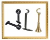 single decorative eyelet bracket for iron curtain rod