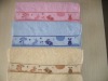 small 100% cotton plain jacquard face towel