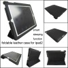 smart cover leather case for ipad2, MOQ:300pcs wholesale
