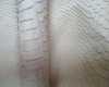snake pattern embossed leather for leather garment