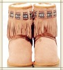 snow boots suede fabric