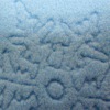 snow flower emboss antipilling fleece fabric