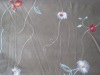 sofa fabric embroidery suede