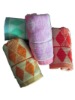 soft 100% cotton towel pink jacquard towel manufacture
