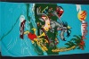 soft cartoon printing microfiber beach towel