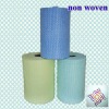 soft comfortable colorful absorbent spunlace nonwoven fabric roll for wipe