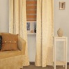 soft flocked blackout jacquard curtain