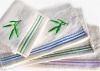 soft jacquard bamboo bath towel with embroidery