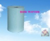 soft light power nice green viscose/polyester spunlace non woven fabric roll