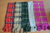 soft plaid throw