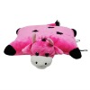 soft plush embroidery animal shaped pillow pet ladybug