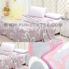 soft printed children coral fleece blanket