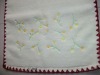 soft terry cotton embroidery towel