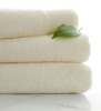 soft terry cotton white towel