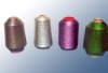 soft texture metallic yarn, metallic thread, yarn