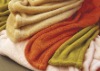 solid Coral fleece blanket