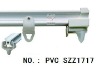 solid Single PVC Curtain rail and track