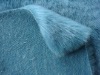 solid artificial fur fabric