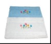 solid bath towel with embroidery