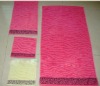 solid cheapest set towels with ribbon