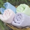 solid color 600gsm bamboo face towel