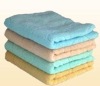 solid color jacquard cotton bath towel