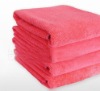 solid color microfiber face towel