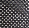 solid color round hole polyester mesh fabric for garments