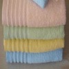 solid colour 100% cotton face towels