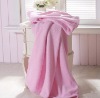 solid coral Fleece Blanket