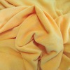 solid coral fleece fabric