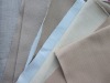 solid deying Faux Linen fabric bonded with T/C fabric