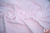 solid dyed coral fleece fabric