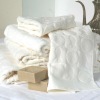 solid dyed jacquard hotel towel set