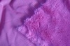 solid dying colour pv plush fabric