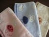 solid embroidery bath towel terry fabric