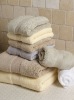 solid jacquard antistatic bath towel