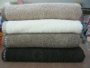 solid jacquard bath towel soft